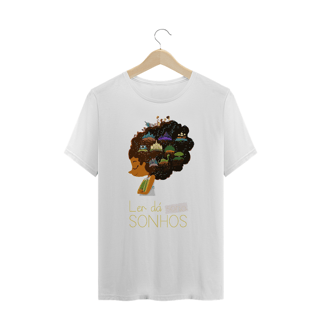 Nome do produto Camiseta plus size Ler dá sonhos