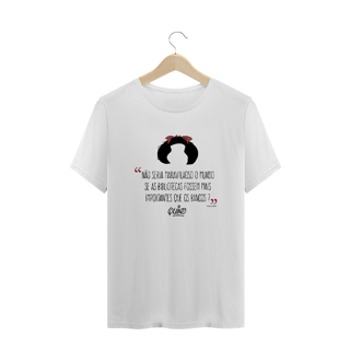 Nome do produto Camiseta plus size Quino mandou a braba