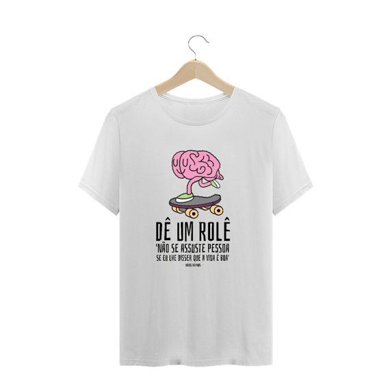 Camiseta plus size 'Dê um rolê'