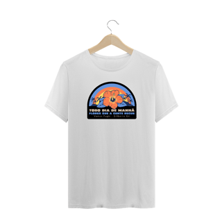 Nome do produto Camiseta plus size 'Vamos fugir'