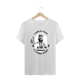 Nome do produto Camiseta plus size 'cabeça branca'