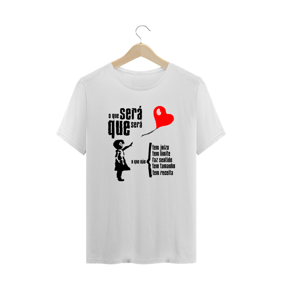 Camiseta plus size 'Banksy Buarque'