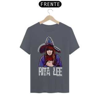 Nome do produto Camiseta 'Rita Lee: a inteligência se diverte' - malha escura