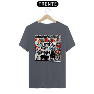 Nome do produto Camiseta 'Clapton is human'