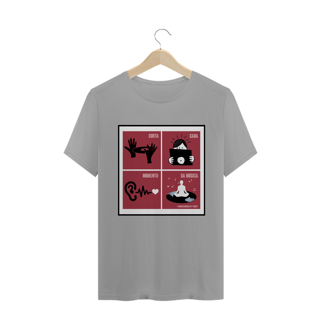 Nome do produto Camiseta Curta cada momento da música