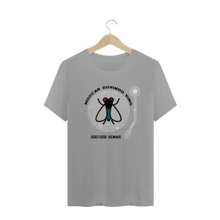 Nome do produto Camiseta 'moscar ouvindo vinil'