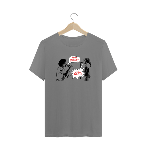 Camiseta plus size 'Coração selvagem'