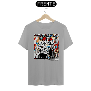 Nome do produto Camiseta 'Clapton is human'