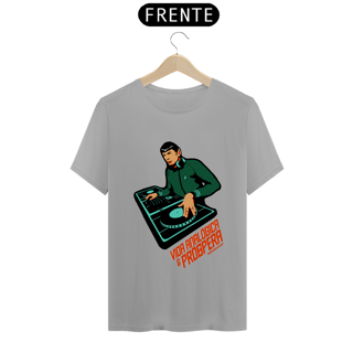 Nome do produto Camiseta 'Spock: vida analógica e próspera' 