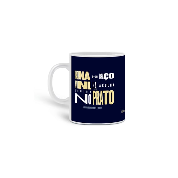 Caneca Vinil na agulha