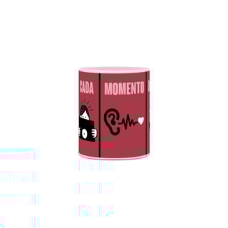 Nome do produto Caneca Curta cada momento da música