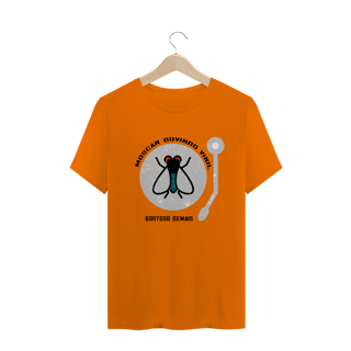 Nome do produto Camiseta 'moscar ouvindo vinil'