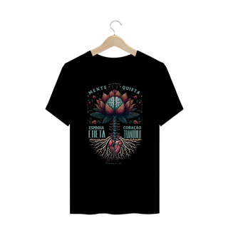 Nome do produto Camiseta plus size 'Walter Franco: coração tranquilo'