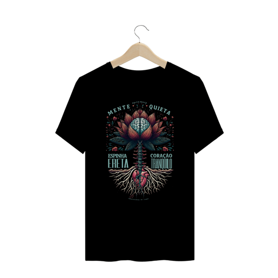 Camiseta plus size 'Walter Franco: coração tranquilo'