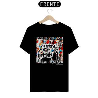 Nome do produto Camiseta 'Clapton is human'