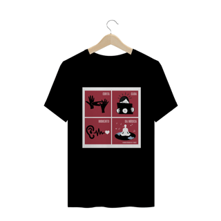 Nome do produto Camiseta Curta cada momento da música