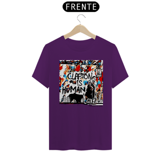 Nome do produto Camiseta 'Clapton is human'