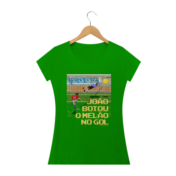 Blusinha 'João botou melão no gol'