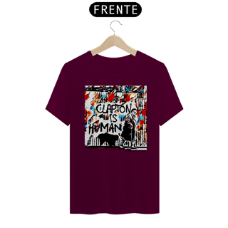 Nome do produto Camiseta 'Clapton is human'