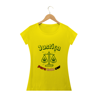 Nome do produto Camiseta fem justiça clara