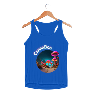 Nome do produto Regata esportiva feminina cogumelo a noite