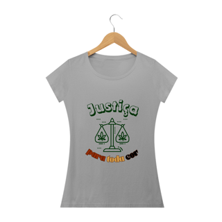 Nome do produto Camiseta fem justiça clara