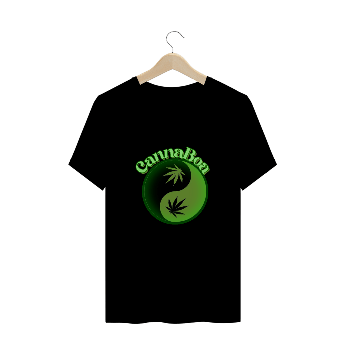 Nome do produto: Camiseta plus size Canna Verde