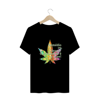 Camiseta Plus Size Remédio