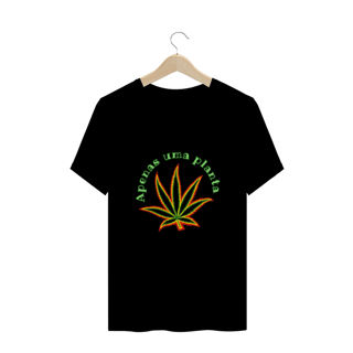 Camiseta plus size - planta