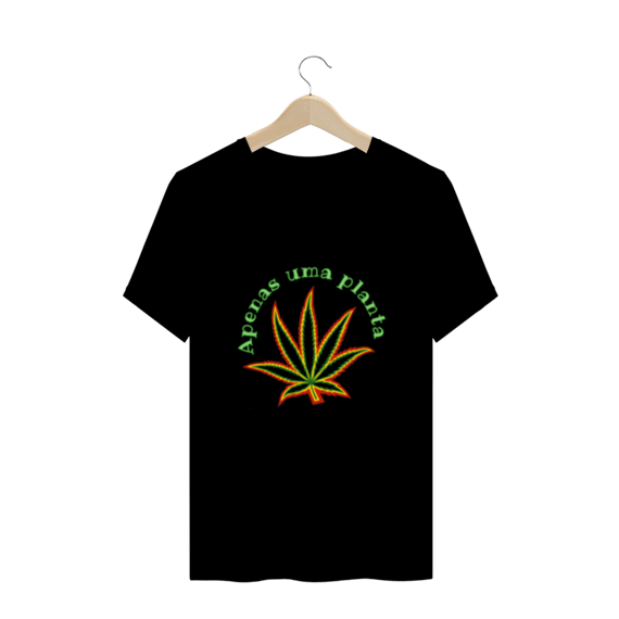 Camiseta plus size - planta