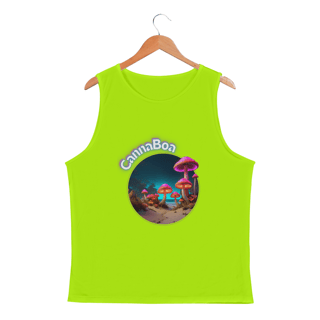 Nome do produto Regata esportiva masculina cogumelo a noite