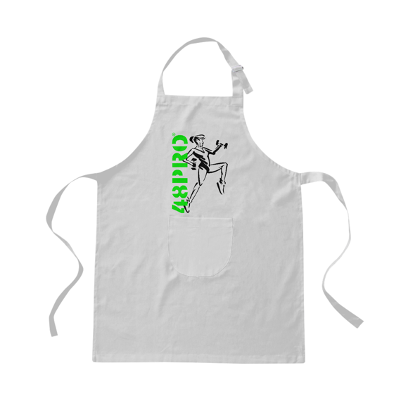 AVENTAL DE BRIM BRANCO - FITNESS GIRL 48 PRO ORIGINAL LIFESTYLE