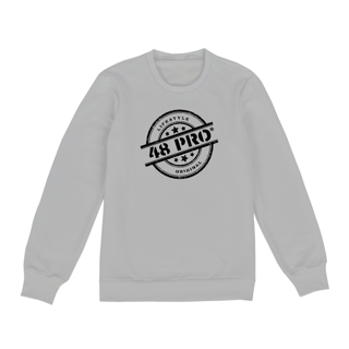 Nome do produto MOLETOM BÁSICO FLANELADO (ESTAMPA NA FRENTE) - 48 PRO ORIGINAL LIFESTYLE