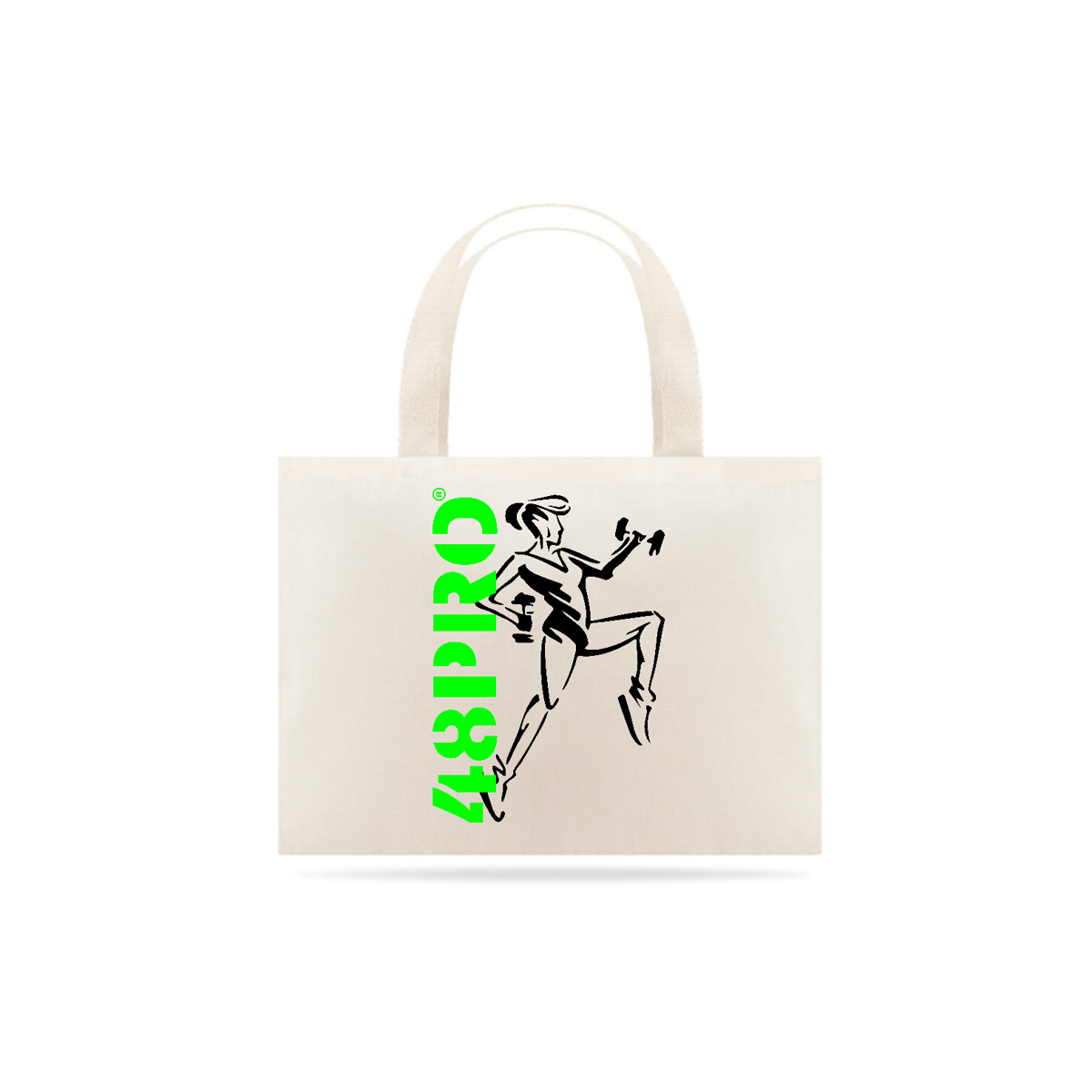 Nome do produto: ECO BAG SUSTENTÁVEL - FITNESS GIRL 48 PRO ORIGINAL LIFESTYLE