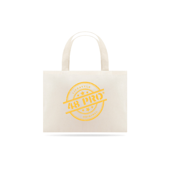 ECO BAG SUSTENTÁVEL - 48 PRO ORIGINAL LIFESTYLE EM AMARELO OURO