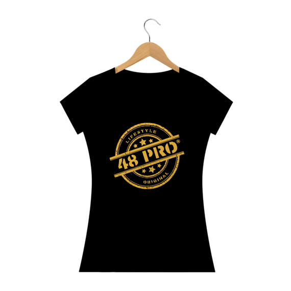 T-SHIRT BABY LONG QUALITY FEMININA - 48 PRO ORIGINAL LIFESTYLE