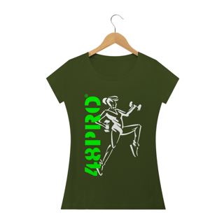 Nome do produto T-SHIRT BABY LONG QUALITY FEMININA - FITNESS GIRL - 48 PRO ORIGINAL LIFESTYLE