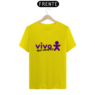 Nome do produto Camiseta Sátira - Vivo Sem Dinheiro 01