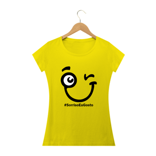 Nome do produto Camiseta Babylook Sorriso Maroto Hashtag