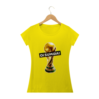Nome do produto Camiseta Babylook Oi Sumida - Brasil na Copa
