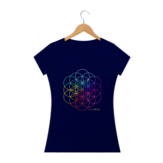 Nome do produto Camiseta Babylook Coldplay A Head Full Of Dreams 1