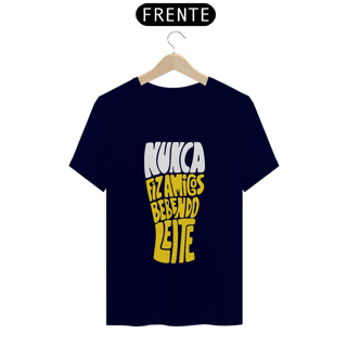 Nome do produto Camiseta Nunca Fiz Amigos bebendo Leite - Camisetas de Boteco