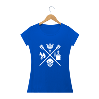 Nome do produto Camiseta Babylook Fórmula Cerveja II (Estampa Branca)