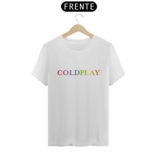 Nome do produto Camiseta Coldplay Logo Colors