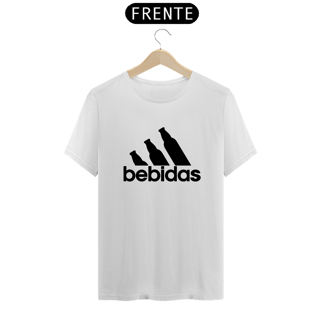 Camiseta Bebidas (Estampa Preta) - Sátira Adidas