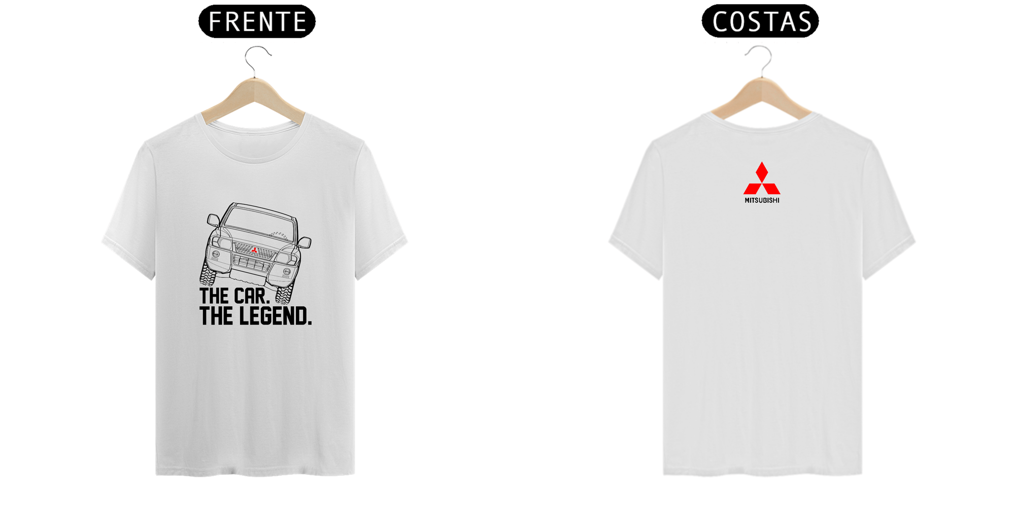 Camiseta Pajero TR4 The Car The Legend Mitsubishi