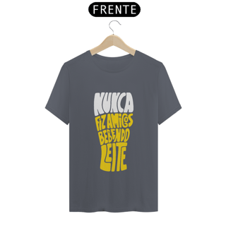 Nome do produto Camiseta Nunca Fiz Amigos bebendo Leite - Camisetas de Boteco