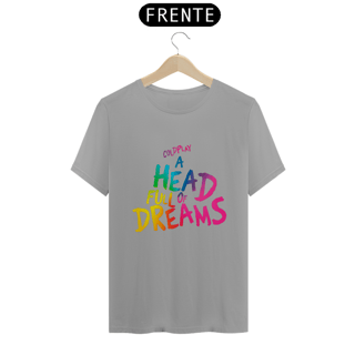 Nome do produto Camiseta Coldplay A Head Full Of Dreams - Lettering