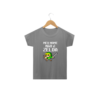 Nome do produto Camiseta Infantil - Meu nome não é Zelda - Link