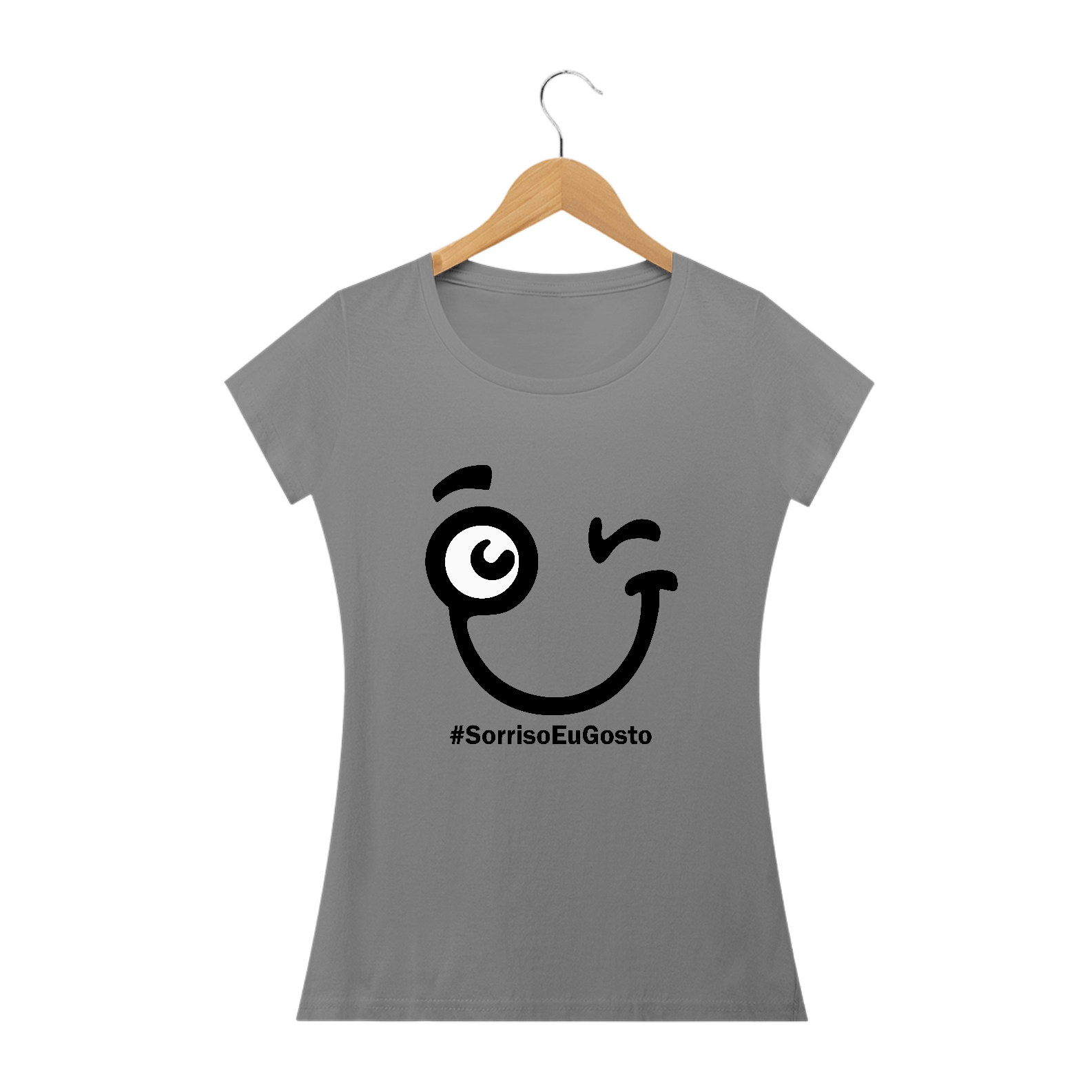 Camiseta Babylook Sorriso Maroto Hashtag